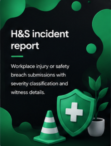 H&S incident report template